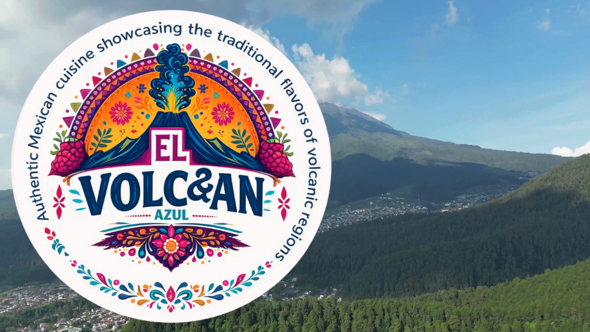 El Volcán Azul multilingual welcome campaign in motion