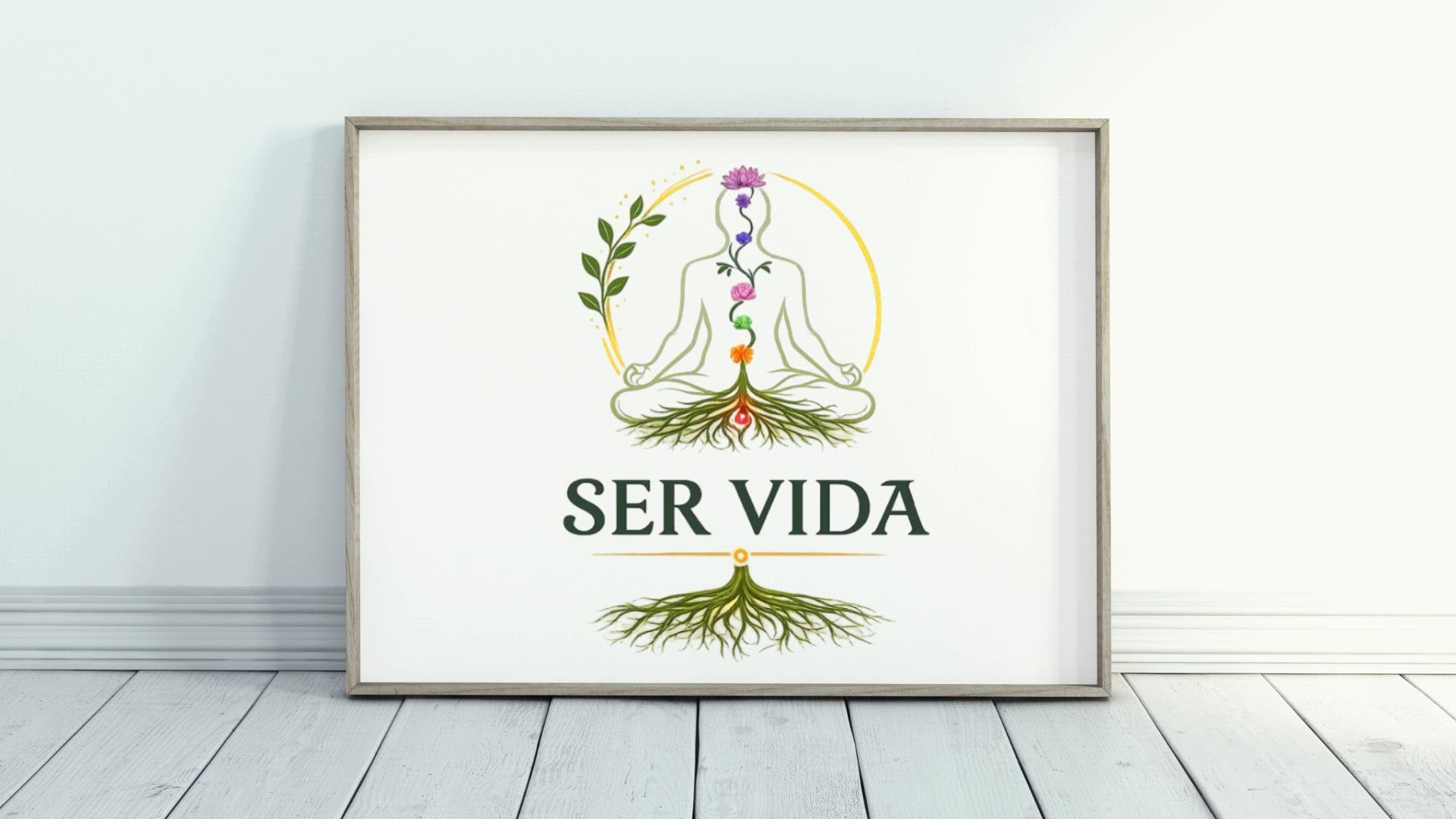 Ser Vida testimony page presented in a calm interior scene
